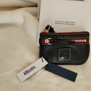 Dooney & Bourke Florentine Navy Coin Case